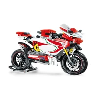 high tech city motorcycle building blocks car 998pcs suv rsr motorbike speed racing model bricks education toy gifts