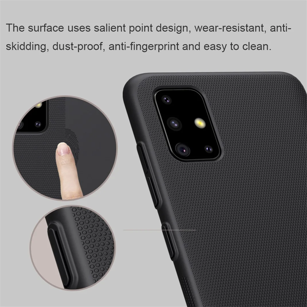For Samsung Galaxy A51 A71 A31 A01 A11 A41 Case Nillkin Super Frosted Shield Hard PC Back Cover protector Case For Samsung A51