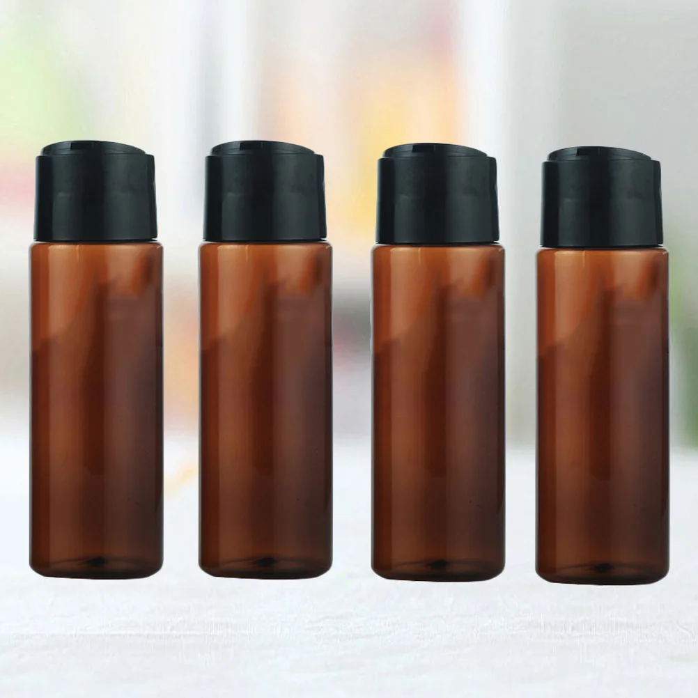 

4Pcs Subpackaging Bottle Cosmetics Container Emulsion Container Refillable Bottle Lotion Dispenser for Trip Home