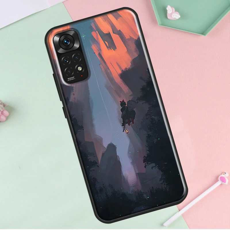 Чехол Kikis Delivery Service для Xiaomi Redmi Note 11 10 Pro Cover 8 9 10S 11S 10A 10C 9A 9C 9T.