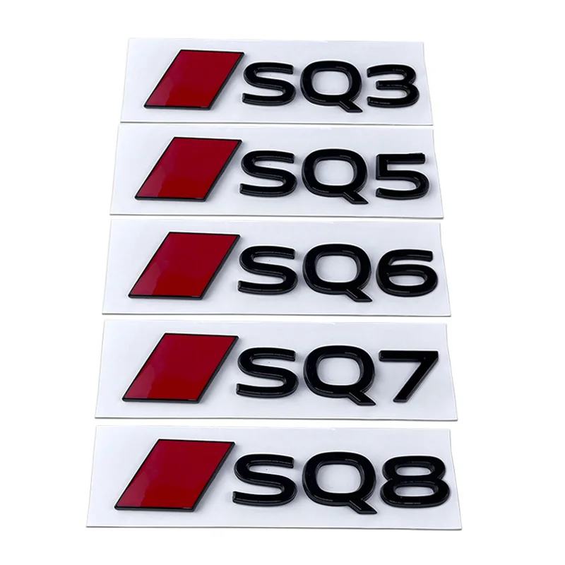 

2025 металлические наклейки с буквами, эмблема на багажник автомобиля, Стайлинг для Audi SQ7 SQ8 SQ3 SQ5 SQ6, боковые наклейки, задний значок, аксессуар для авторемонта