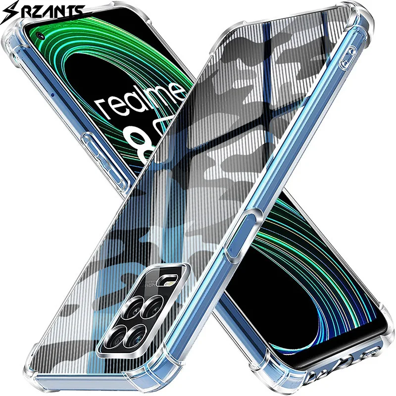 

Case for Realme 8sNarzo30 Mobile Phone Shell Translucent Four Corners Anti-fall