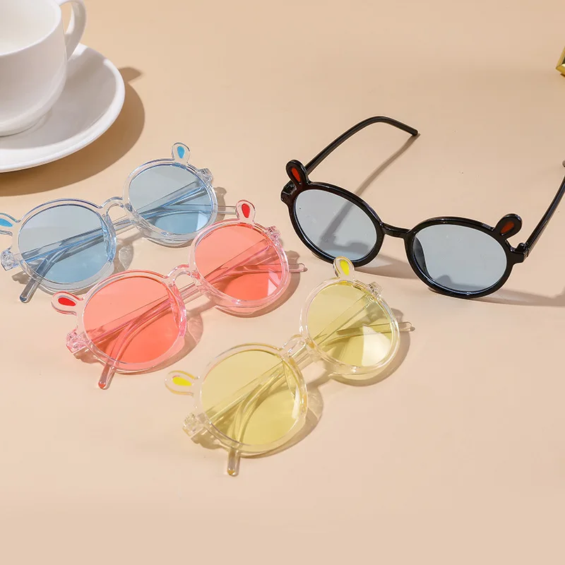 Детские солнцезащитные очки в форме кролика с героями мультфильмов детские для