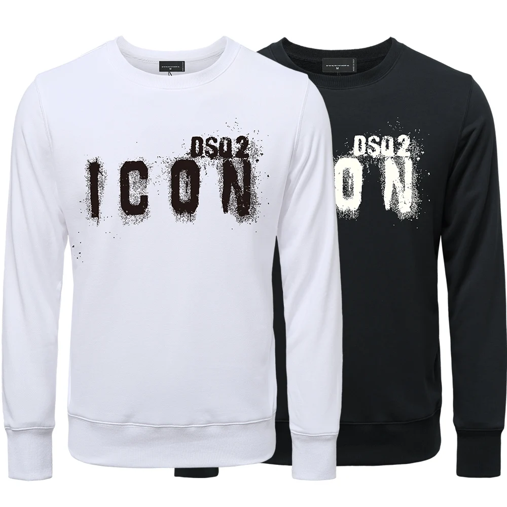

2022 Hot Classic Men's Round Neck Long Sleeve Shirt Casual Sportswear Print