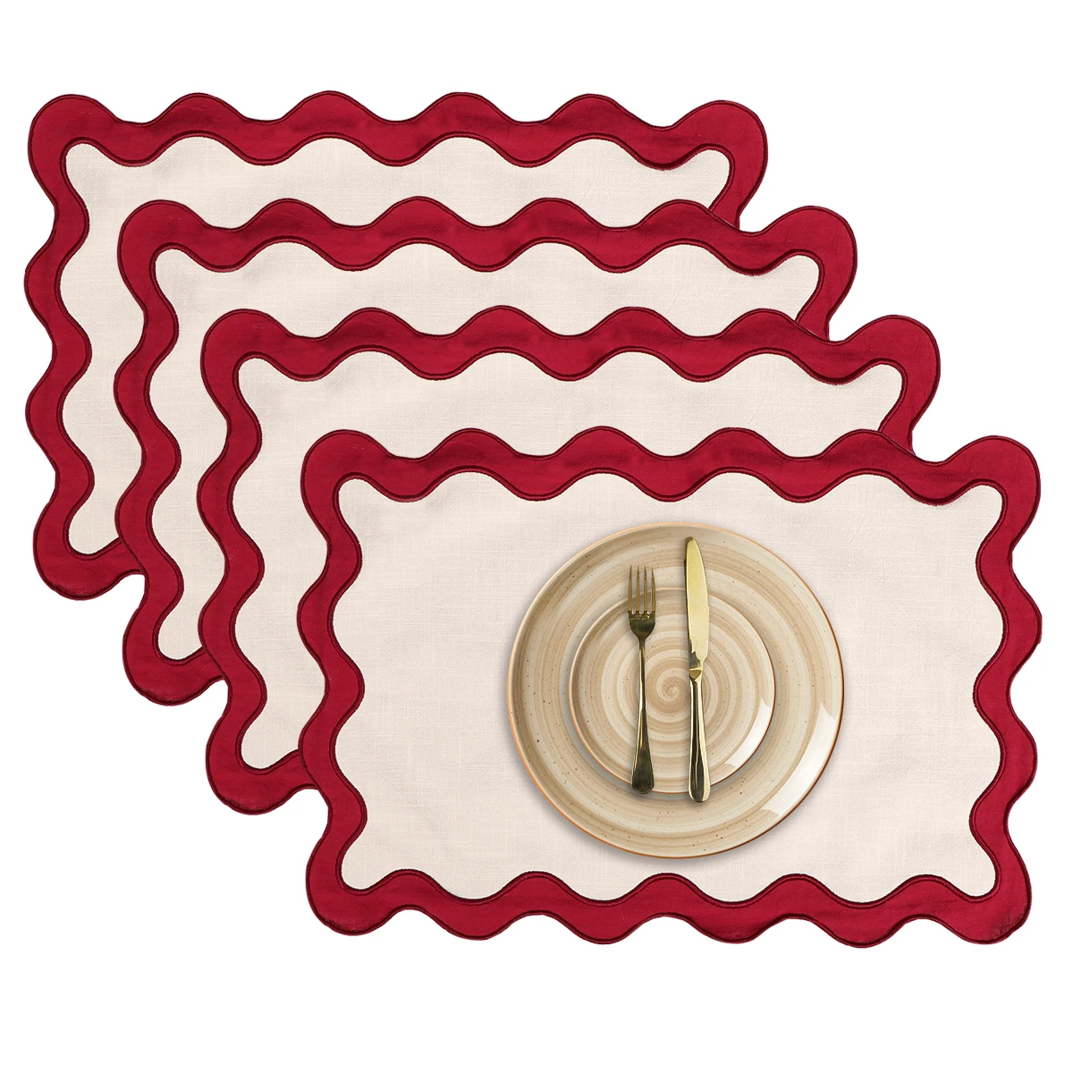 

Хлопковые салфетки в форме лотоса 4 шт.