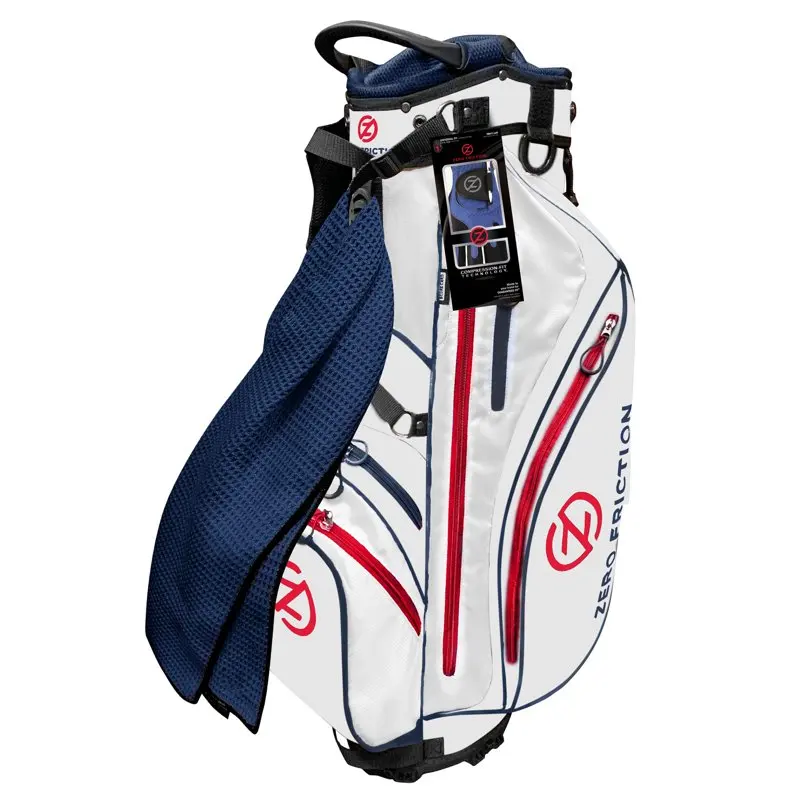

White Golf Stand Bag, Golf Towel and Glove Included
