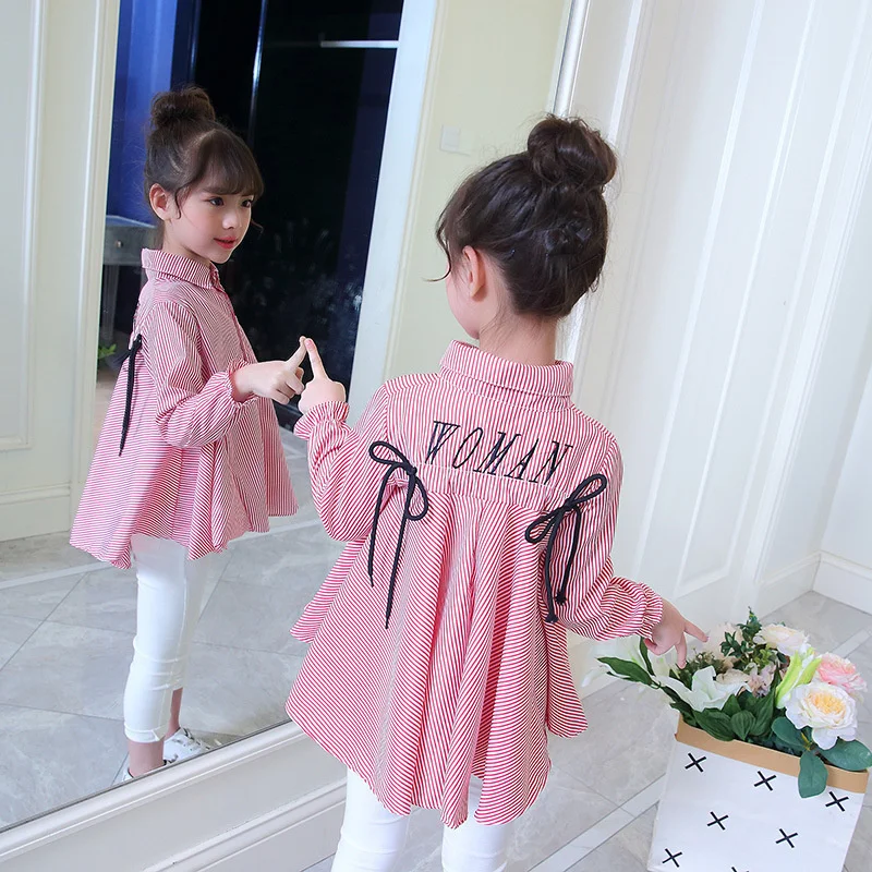 

Girls Baby's Kids Blouse Jacket Outwear 2023 Lasted Spring Autumn Shirts Cotton Gift Party Beach Children's Clothing