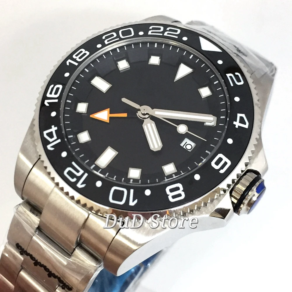 

Часы наручные мужские автоматические, 43 мм, из нержавеющей стали