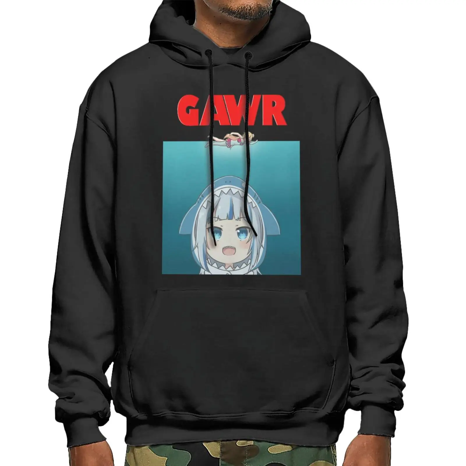 

Hololive En Gawr Gura Jws Parody Sweatshirts Hoodies Men's Oversize Hoodie Male Sweatshirt Cosplay Man Hoodie Sweaters For Men