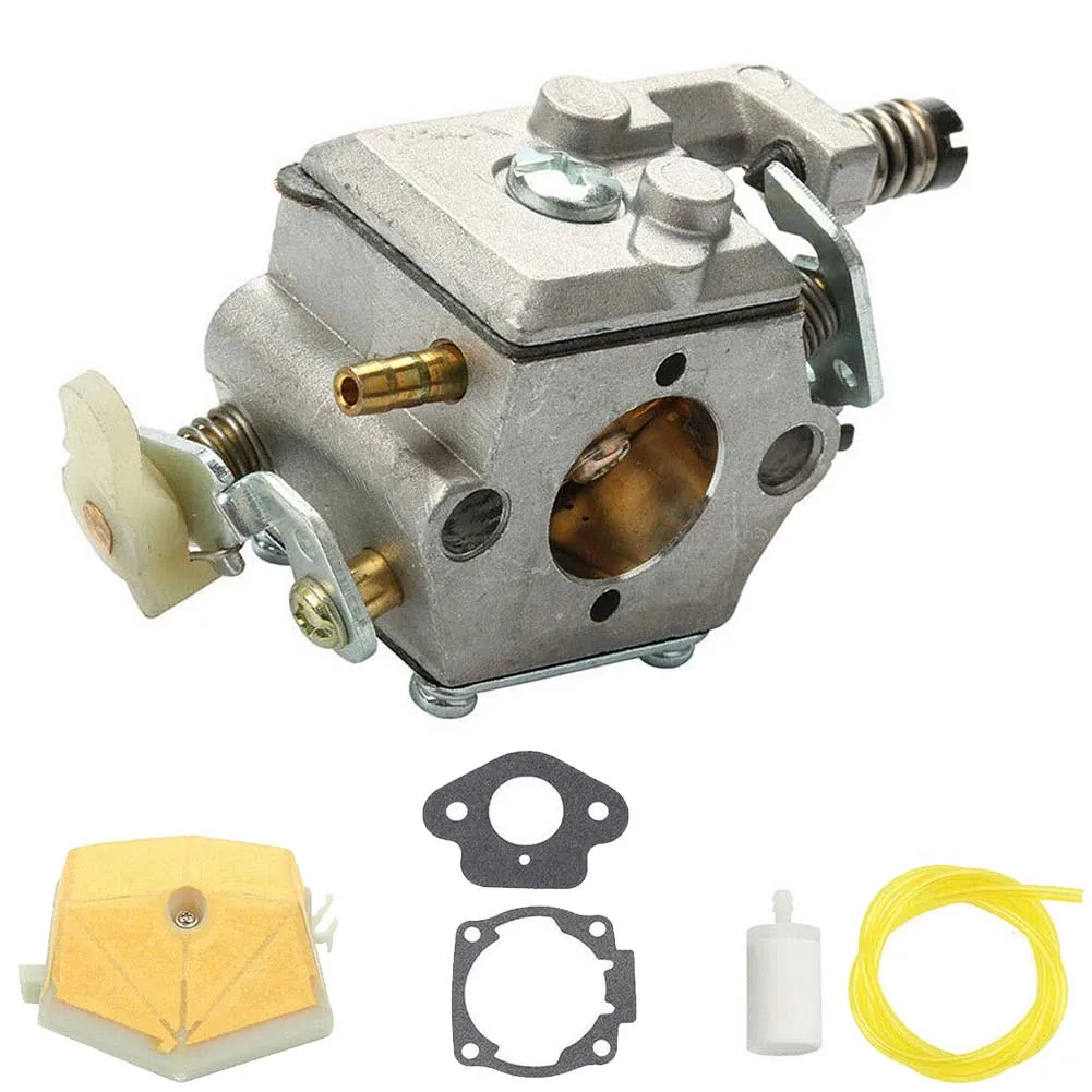 

1 Set Carburetor Kit For Husqvarna 50/51/55 61 254 257 261 262 Chainsaw WT-170 Air Filter 2 Feet Fuel Line Spark Plug Gaskets