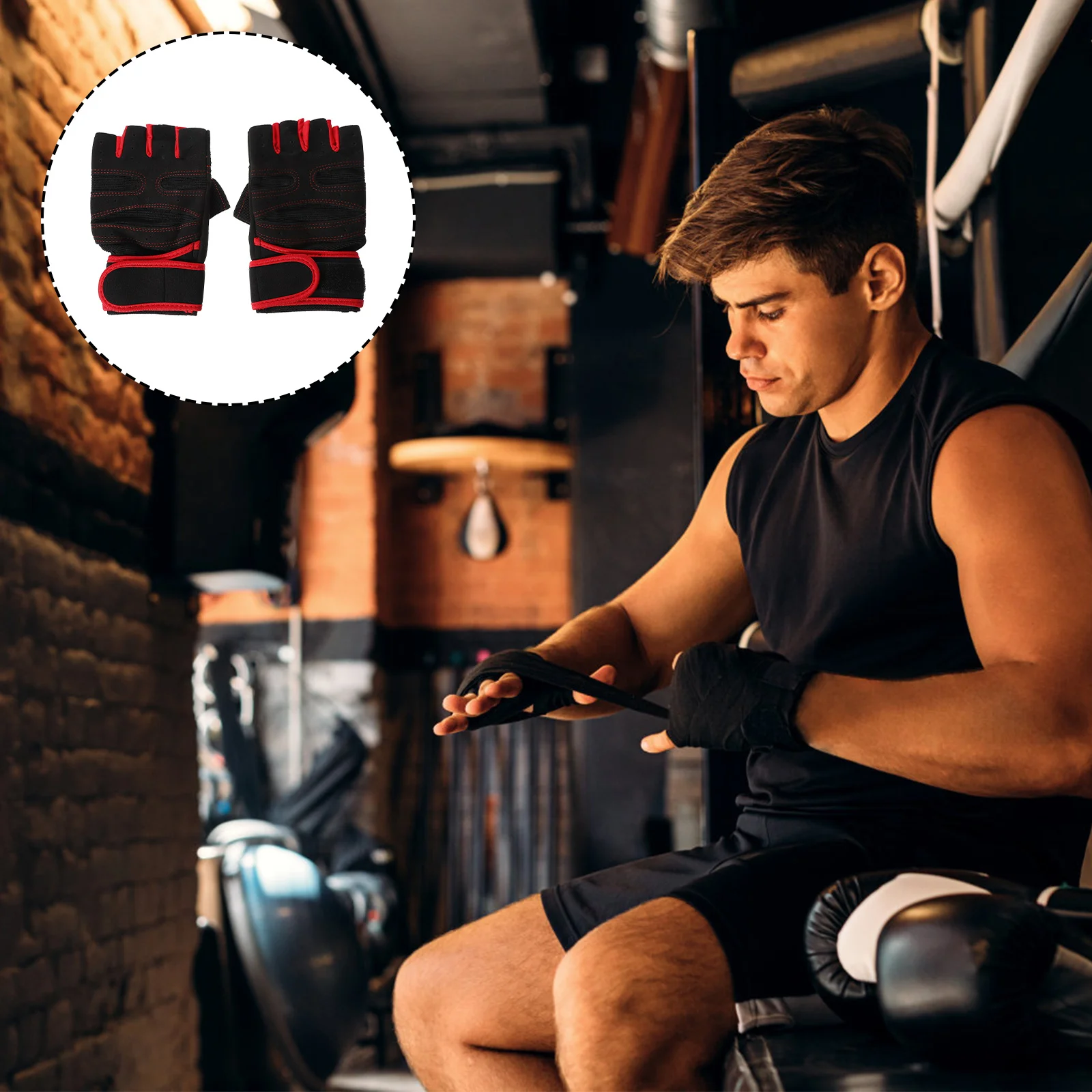 

1 Pair Sports Gym Gloves Cycling for Lifting Cycling Sports