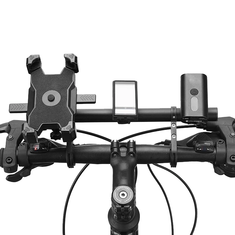 

20/30cm Bike Handlebar Extension Bracket Bicycle Headlight Mounting Pole Computer Bracket Light Bracket Alloy Fiber Bracket