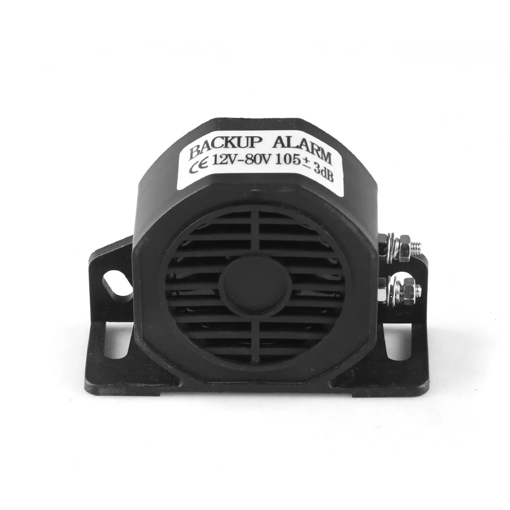 

Звуковая сигнализация 12-24 В, 105 дБ, звуковой сигнал заднего хода, IPX6, водонепроницаемая сигнализация для резервного грузовика для автомобиля, напоминание о заднем ходу