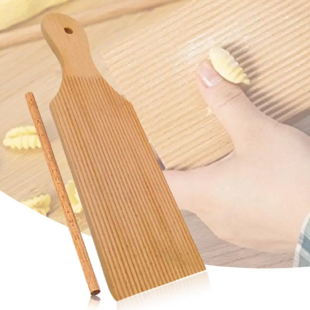

Convenient Gnocchi Maker Eco-friendly Portable Practical Wave Pattern Gnocchi Maker Pasta Maker Pasta Making Board 1 Set
