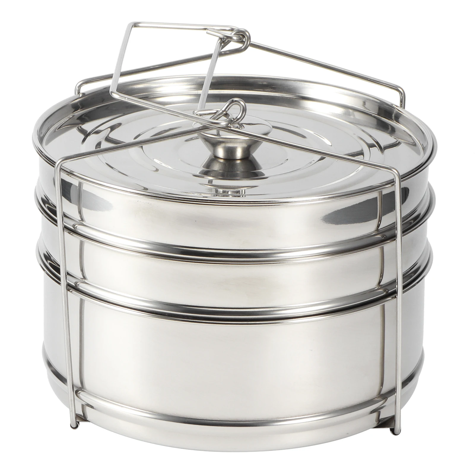 

Stackable 3 Tier Stainless Steel Steamer Cooker Pot Set Cook Food Pressure Pot Accessories steamer steamer steamer steamer