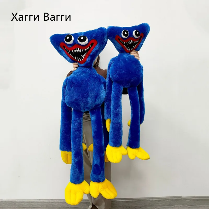 

Large 100cm Huggy Wuggy Plush Toys Hague Vagi Scary Game Poppy Doll Kawaii Room Decor Toys for Child Festival Stuffed Toys Gifts