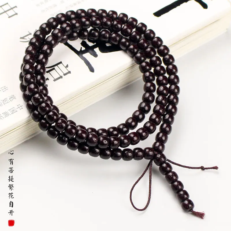 Фото Оптовая продажа с фабрики Xingyue Bodhi Bracelet108Buddha Beads Четки Киноварь для бочонка Бусины Автомобильный кулон Аксессуары Ожерелье для меня №4