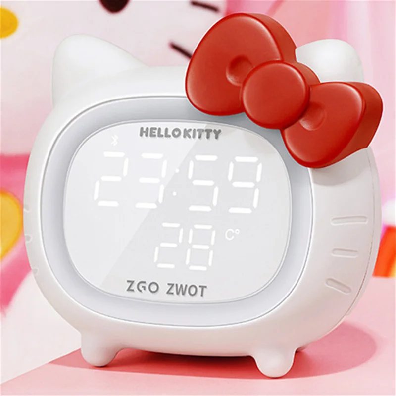 Sanrio оригинальный Bluetooth-динамик Hello Kitty украшение для спальни детский умный