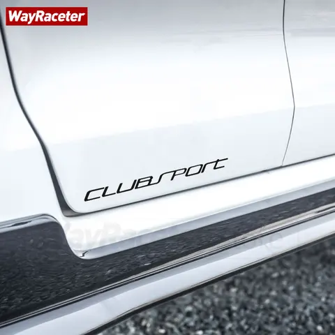 2 шт. наклейка на боковую юбку двери GTI Clubsport Стайлинг Графика Светоотражающая виниловая наклейка для Volkswagen VW Golf 7 MK7 8 MK8 2022