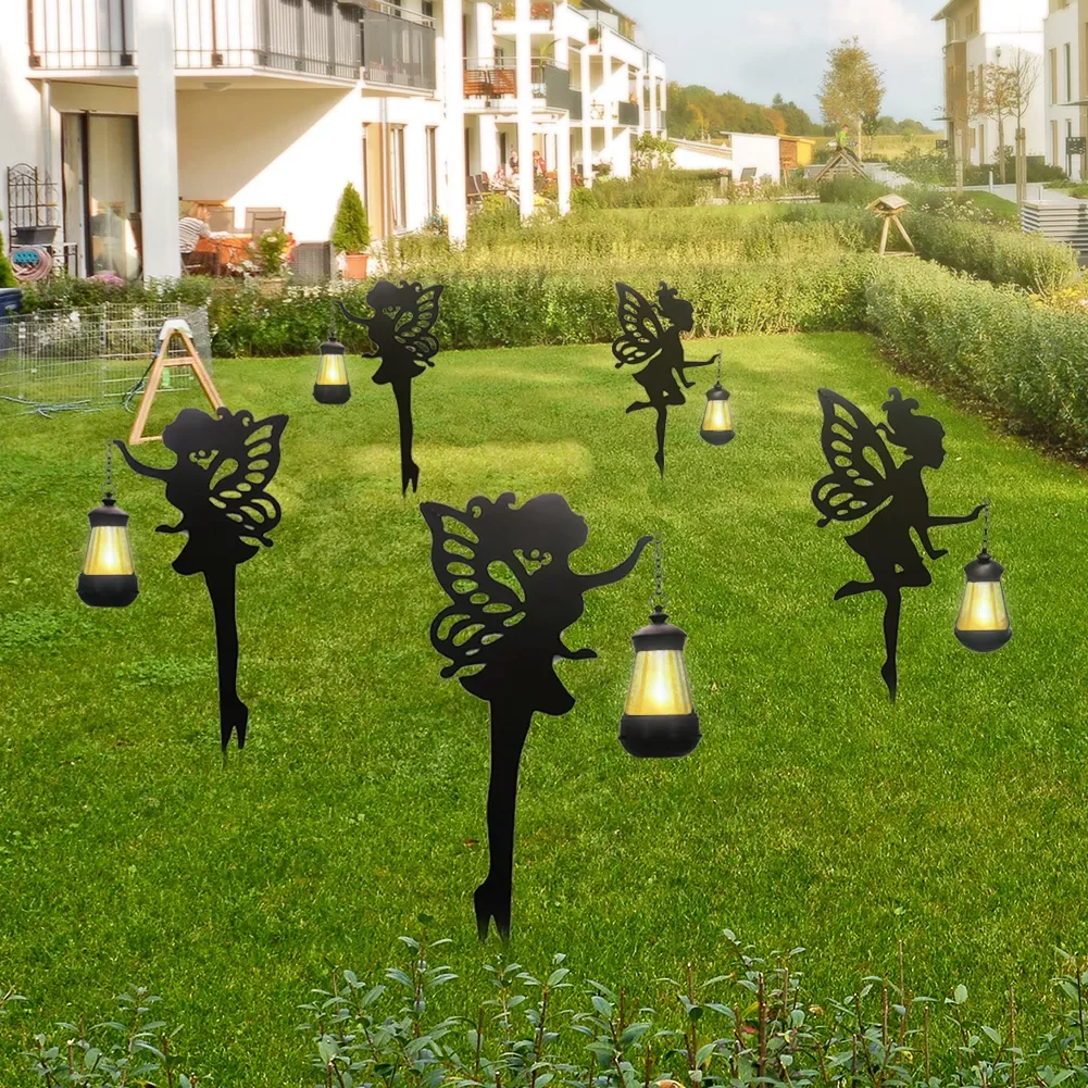

LED Solar Flower Fairy Lantern Light Waterproof Yard Art Garden Decoration Solar Energy Powered Waterproof Outdoor Light
