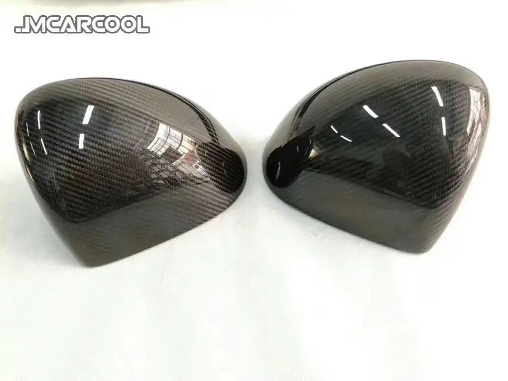 

2 Pair Dry Carbon Fiber Side Rearview Wing Mirror Cover Caps For McLaren 720S 540 570 650S Replacement Style