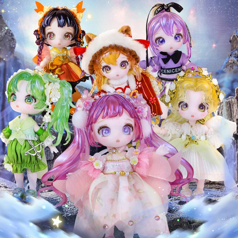

Kawaii Maytree Twelve Constellations Series Blind Box Ob11 1/12 Bjd Doll Anime Fiugre Mysterious Box Guess Bag Action Figure Toy