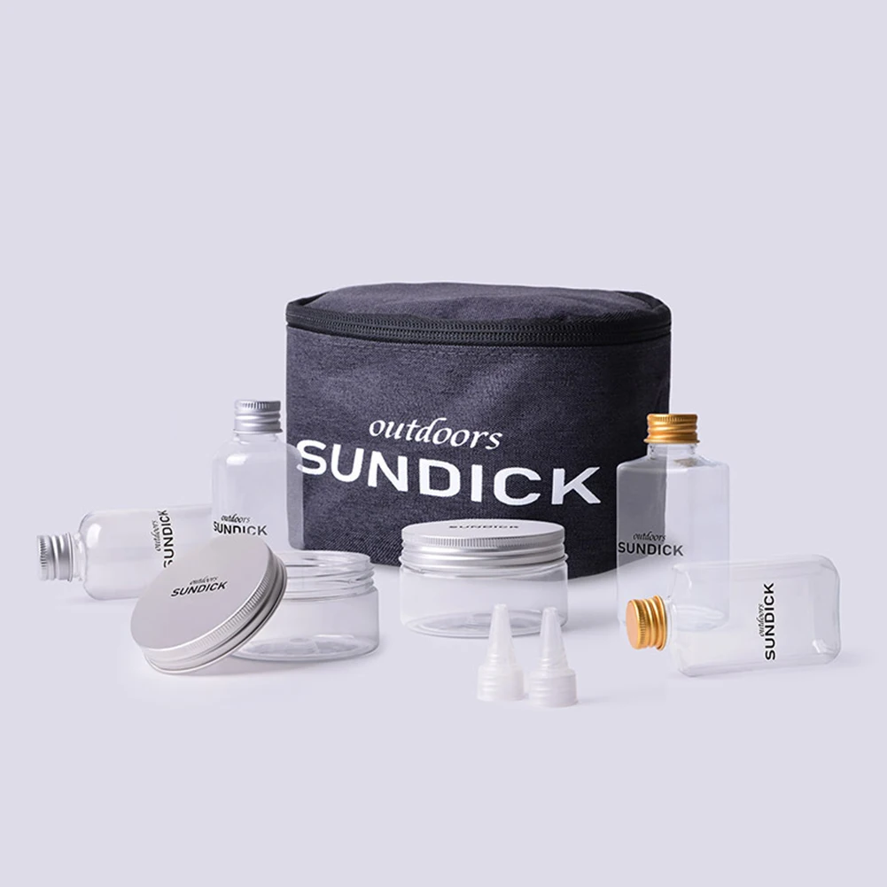 

Durable Camping Spice Jars BBQ Picnic Seasoning Package Set 300D Cationic Bottom Outdoor Bottle PET+aluminum Cap