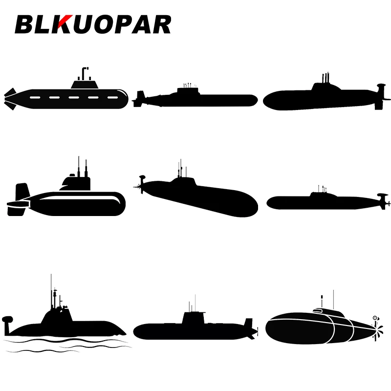 Водостойкие наклейки на лобовое стекло BLKUOPAR для подводной лодки