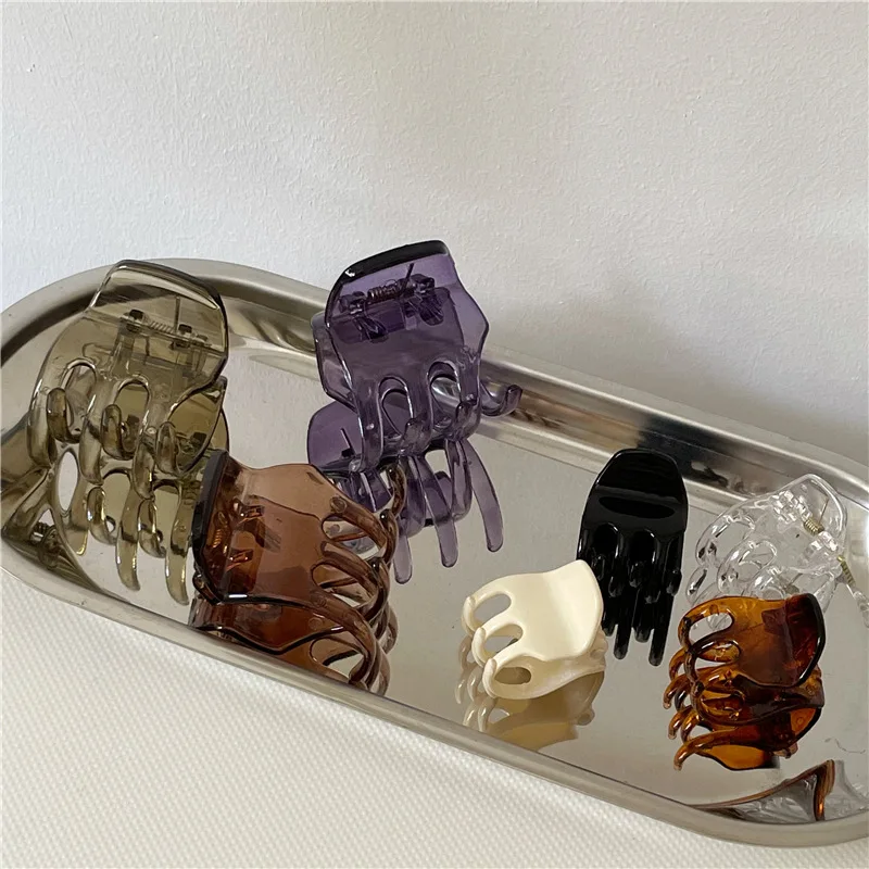 Корейская версия полупрозрачная однотонная мини-челка среднего и маленького