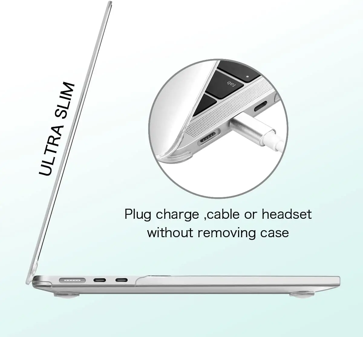 Для MacBook Air 13 6 дюймовый чехол 2022 A2681 M2 чип дисплей Retina Touch ID пластиковый жесткий