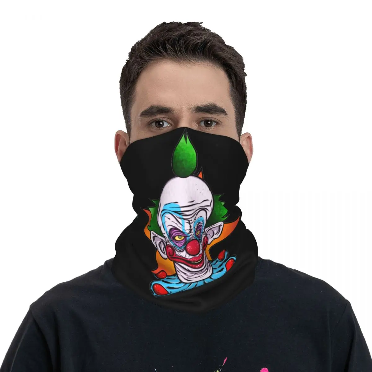 

Shorty Clown Killer Klowns From Outer Space Bandana Neck Gaiter Printed Wrap Scarf Multi-use Face Mask for Men Women