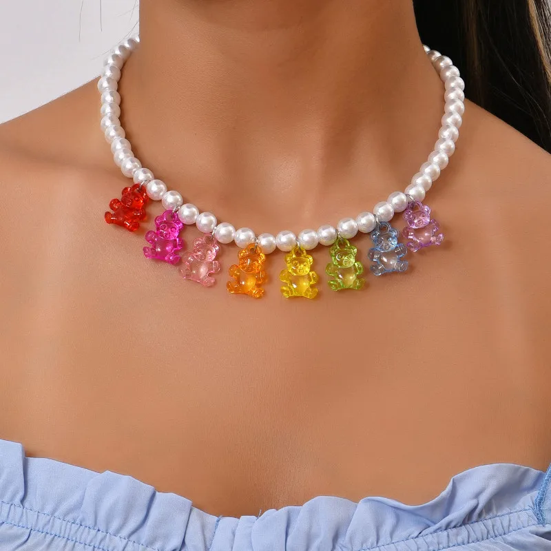 Элегантное винтажное ожерелье с подвеской в виде бабочки сердца жемчуга Луны