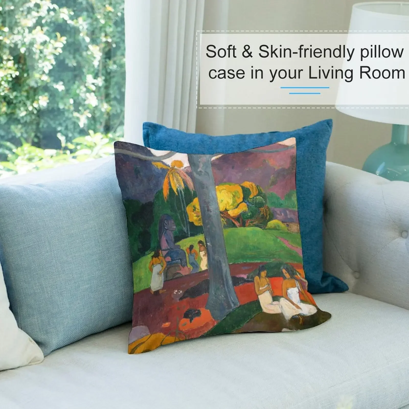 Paul Gauguin - Mataelea In olden Times вариase una Декоративная подушка Подушка на заказ Фото