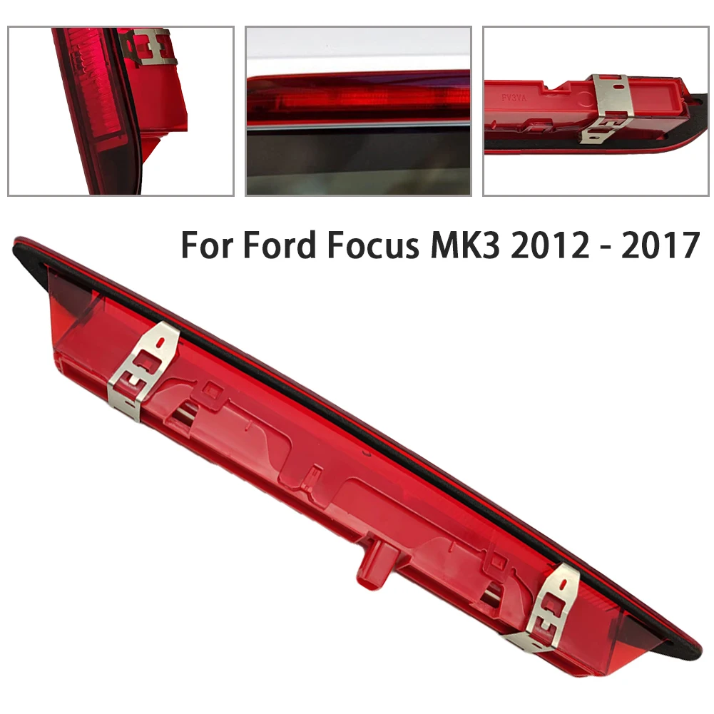 

Автомобильный внешний стоп-сигнал, светодиодный фонарь для Ford Focus MK3 2012 - 2017 9-16 В, задний 3-й стоп-сигнал, стоп-сигнал с высоким креплением, АБС-...