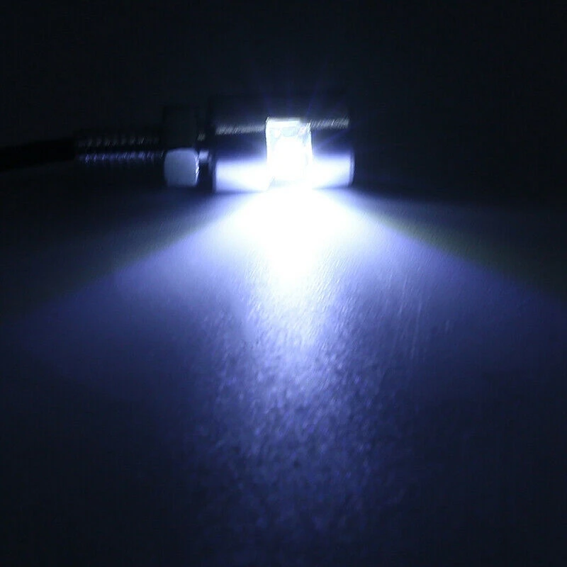 2X Chrome 5630 мотоциклетный винт Φ Автомобильный Универсальный номерной знак лампа на