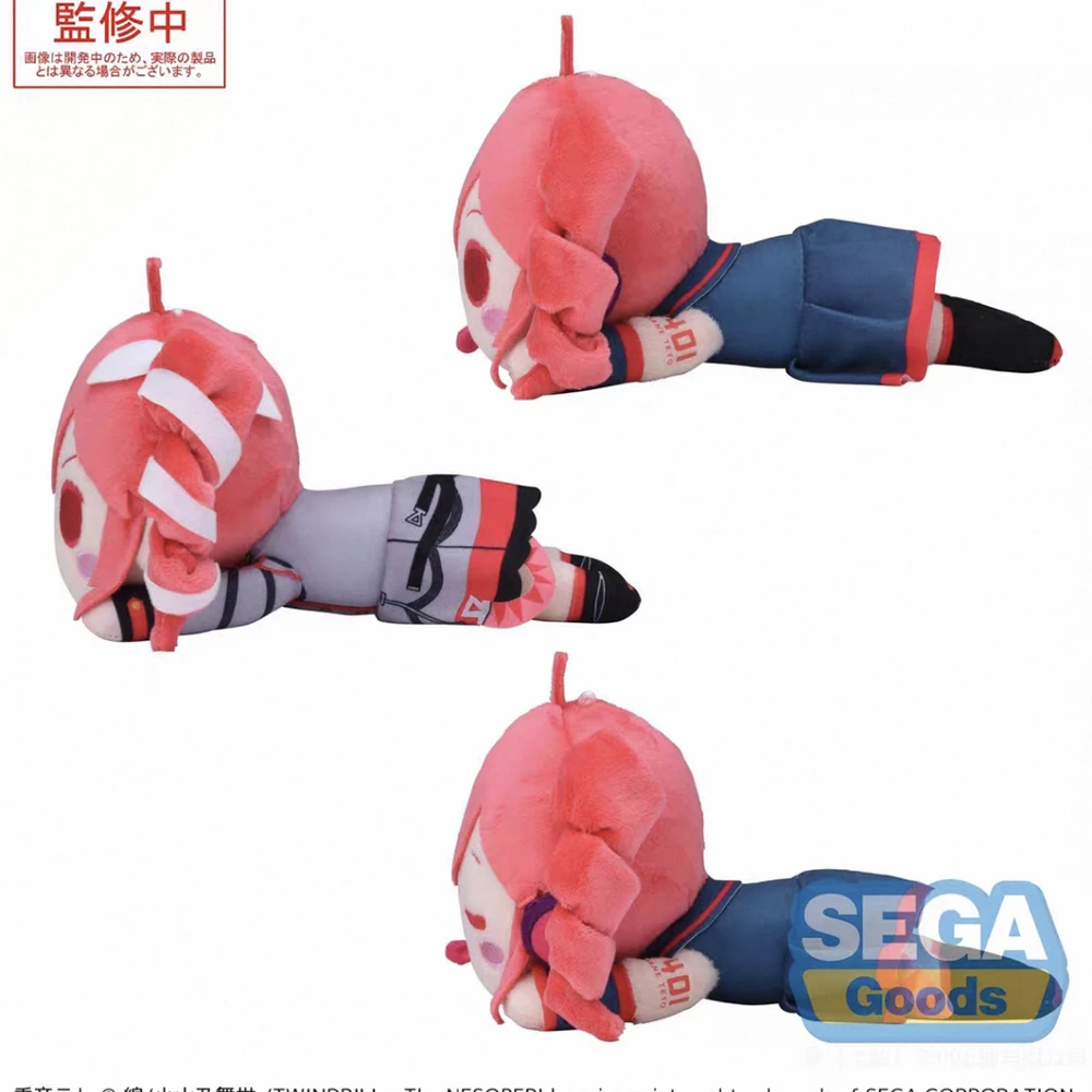 Фото В наличии оригинальная плюшевая кукла SEGA Nesoberi Kasane Teto, аниме-игрушки, кавайные детские коллекционные куклы, подарок в стиле мультфильма №3