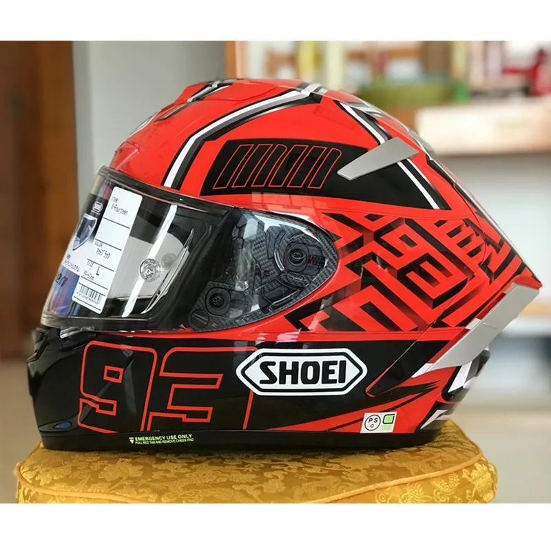 SHOEI X14 Helmet X-Fourteen R1 60th Anniversary Edition Red Ant Helmet Full Face Racing Motorcycle Helmet Casco De Motocicleta