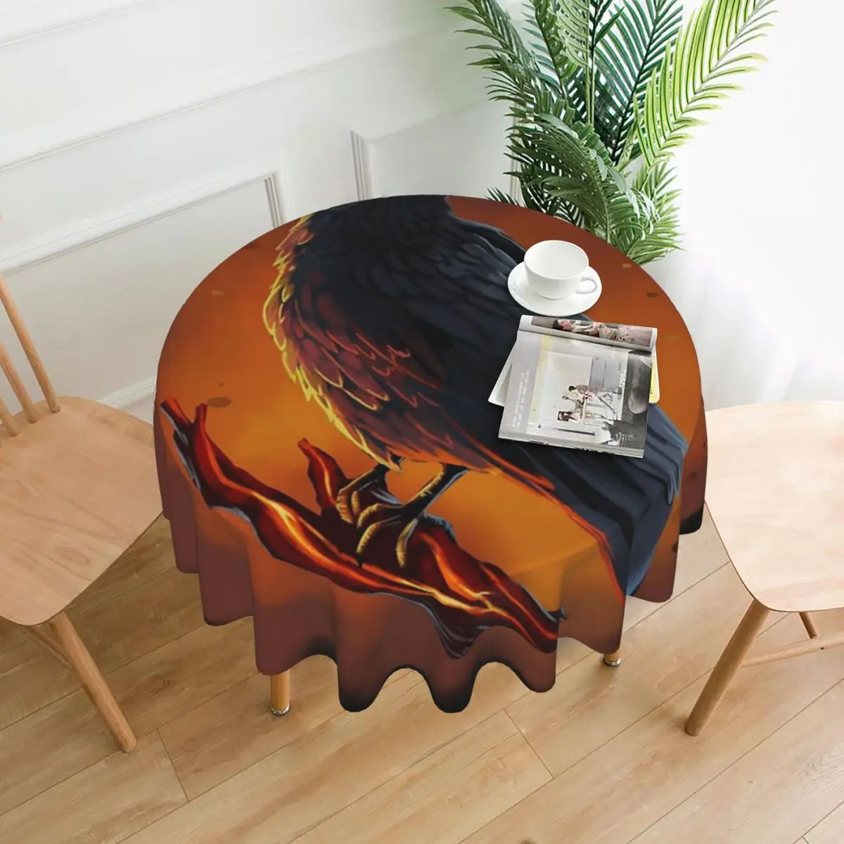 

Водонепроницаемая скатерть Fire Raven диаметром 60 дюймов, 152 см