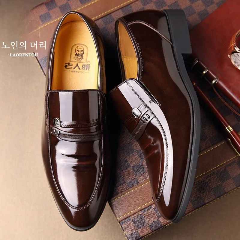 Голова старика натуральные товары кожаная обувь мужская из натуральной кожи с