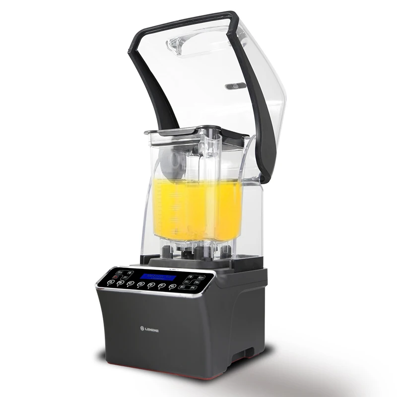 

Smoothies Blender with Sound-Proof Cover Professional Industrial Blender Commercial 1.2L Blender