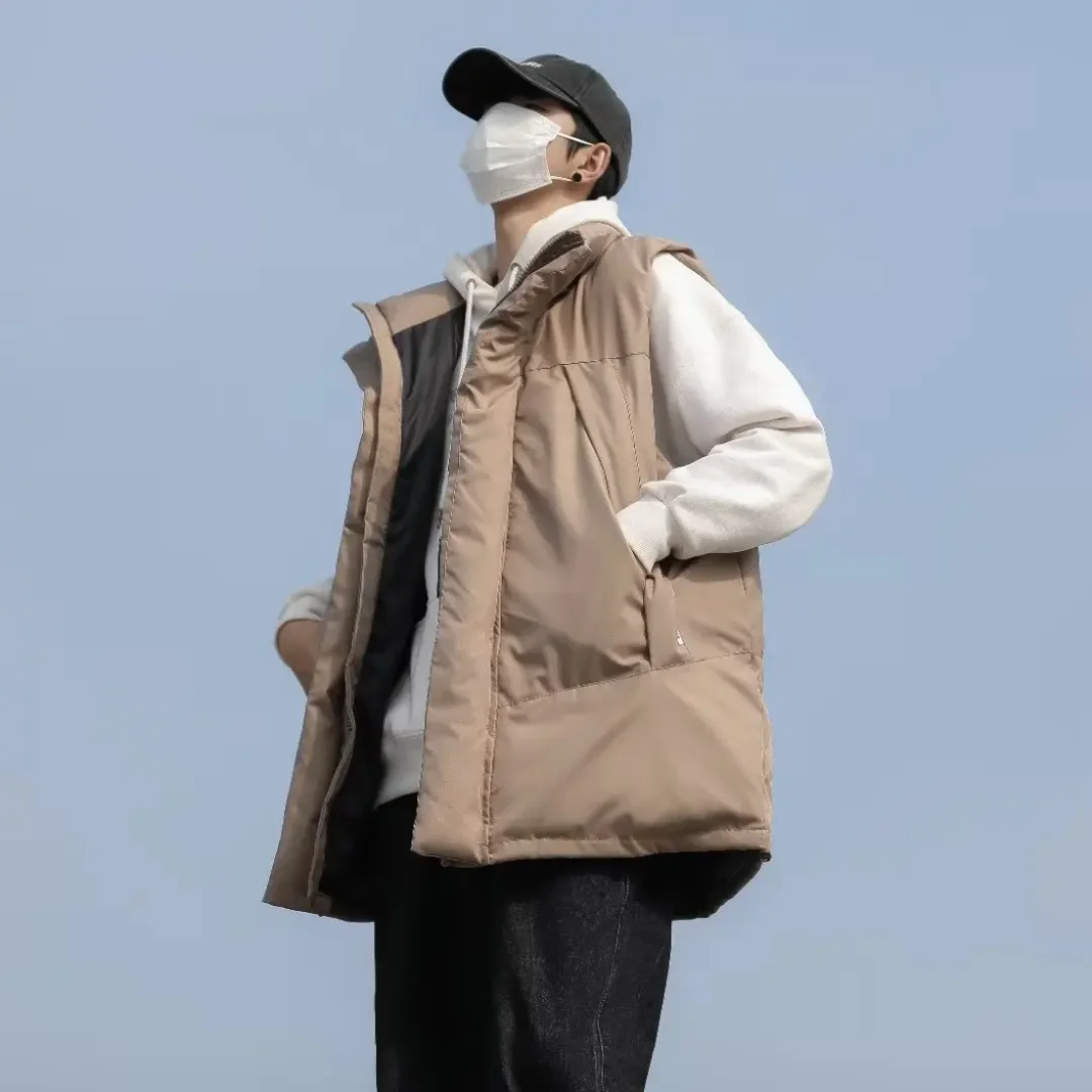 Свободная хлопковая одежда больших размеров мужское зимнее пальто с широкими