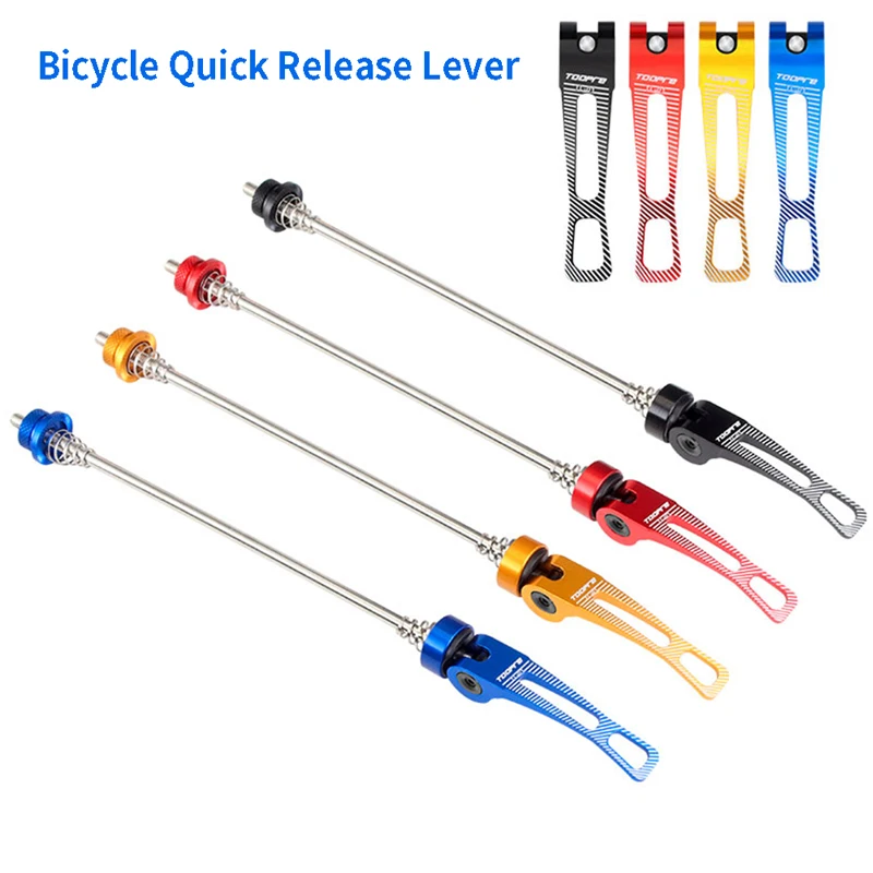 

New Bicycle Quick Release Fork Lever Clamp Hub Bearing Front And Rear Axle Stainless Steel Nut Wheel Set Fixing Bicycle Hub Tool