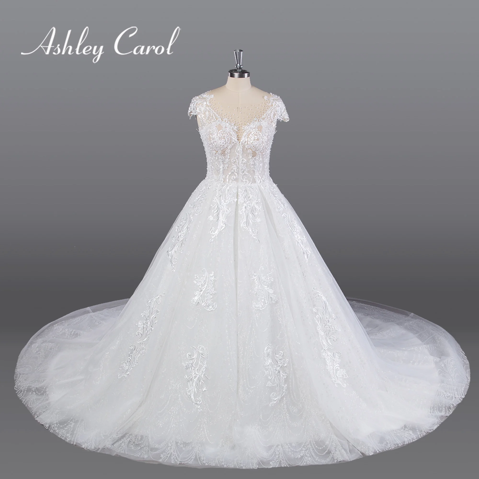 

Ashley Carol Ball Gown Wedding Dress Real photos 2023 Sweetheart Embroidery Stunning Wedding Gown Vestidos Elegantes Para Mujer
