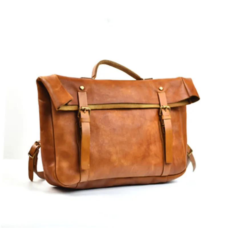 Designer luxury genuine leather women's handbag organizer high-quality First layer cowhide daily work shoulder messenger bag