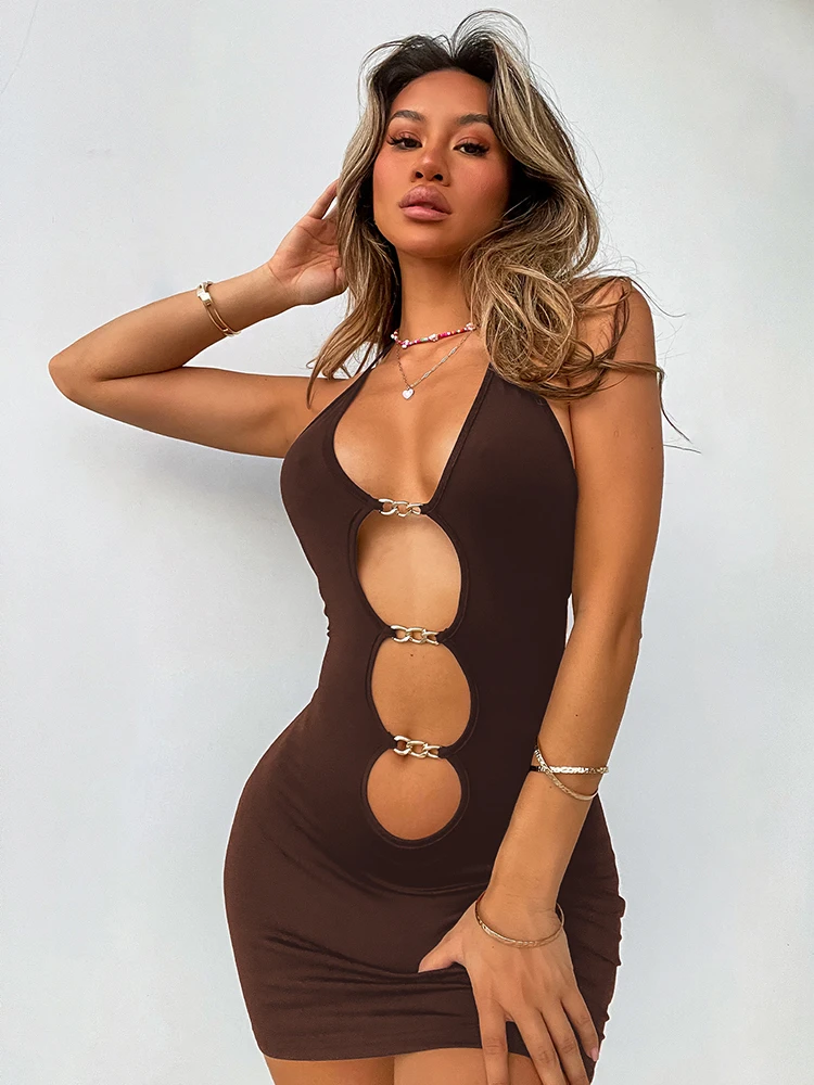 

Solid sexy hollow out one piece swimsuit women micro halter Monokini swimwear conjunto biquinis feminino trajes de baño mujer
