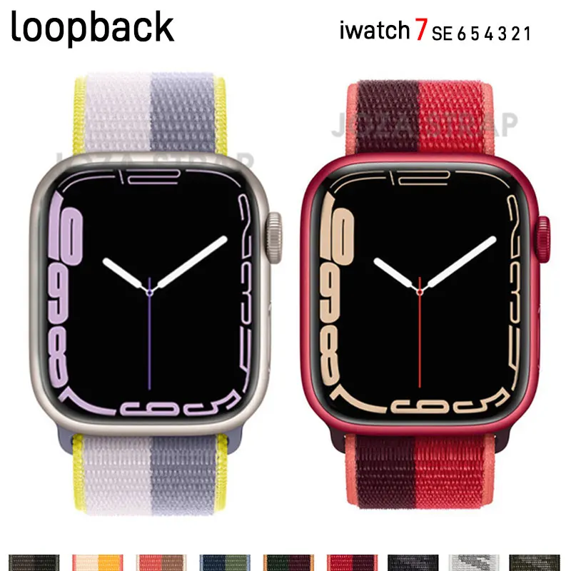 

Ремешок нейлоновый для apple watch band 44 мм 40 мм 45 мм 41 мм 38 мм 42 мм 44 мм