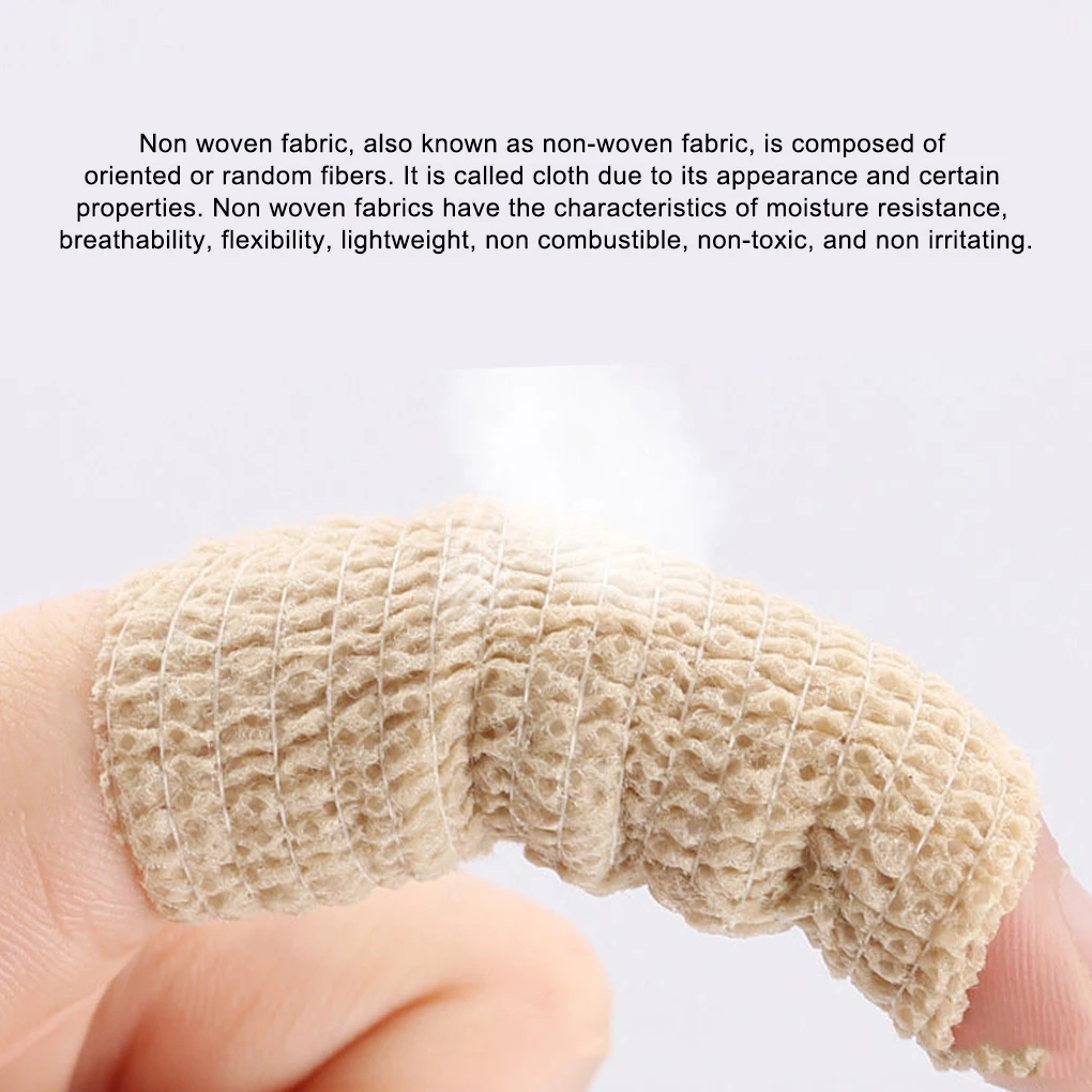 

10x Adjustable Fit And Durable Cohesive Wrapping Bandages For Sports Support Suitable For All Sports