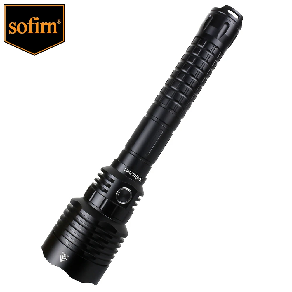 Sofirn SF47T Tactical 21700 LED Flashlight 1500lm Torch Powerful 25W Long Throwing  1100 Meters with Power Indicator