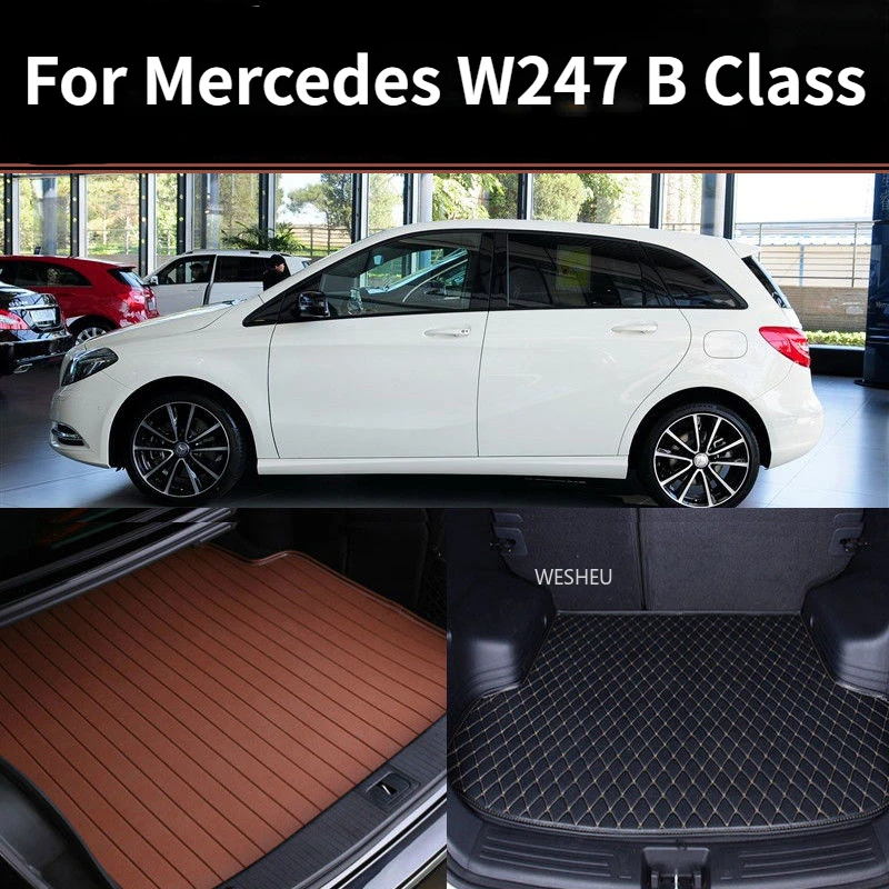 

Car Trunk Mats for Mercedes W246 B Class W245 W247 Car Accessories Auto Goods interior details 2012-2019 Waterproof Storage Pad