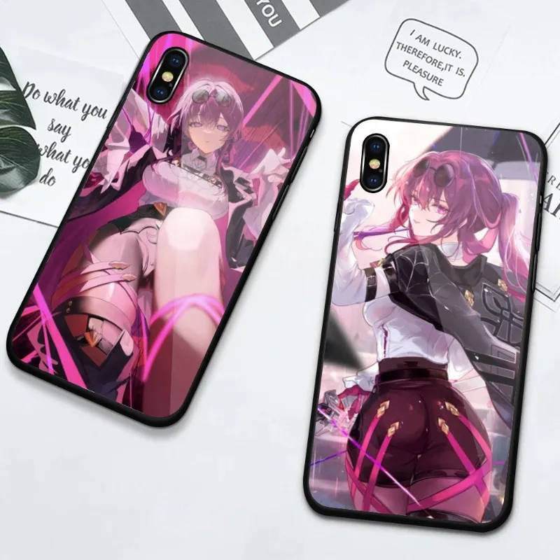 Чехол Honkai для сотового телефона с изображением звезды рельса Кафка iPhone 15 14 13 12 11 XS